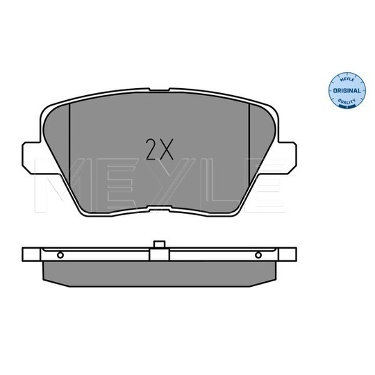 025 226 7516 - Brake Pad Set, disc brake 