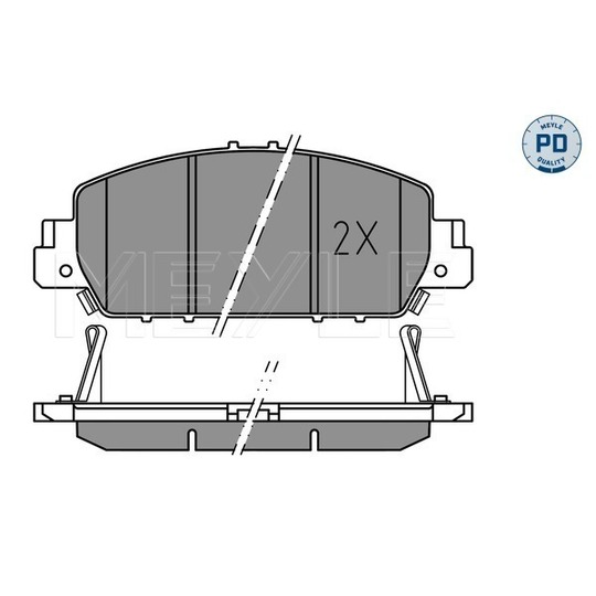 025 257 9216/PD - Brake Pad Set, disc brake 