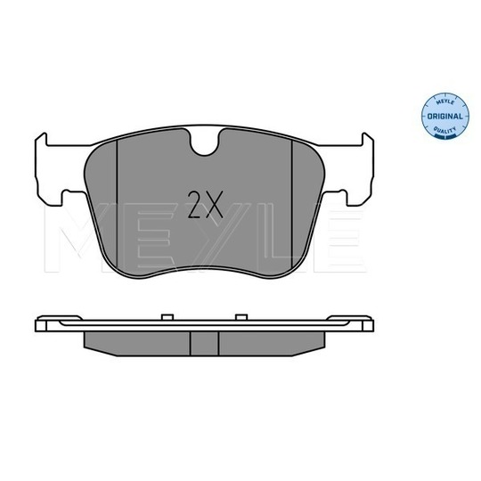 025 258 3417 - Brake Pad Set, disc brake 