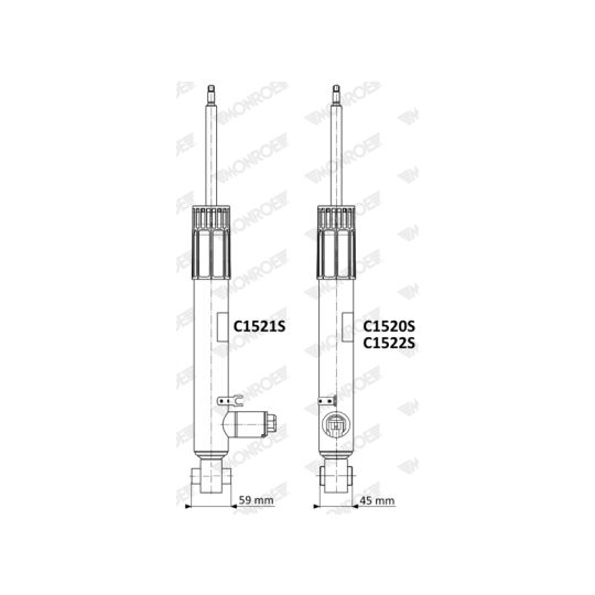 C1521S - Stötdämpare 