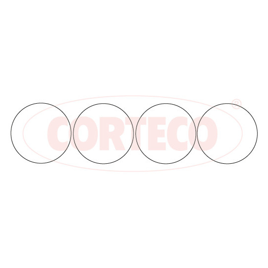020853H - O-Ring Set, cylinder sleeve 