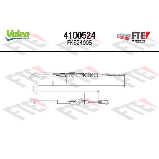 4100524 - Clutch Cable 