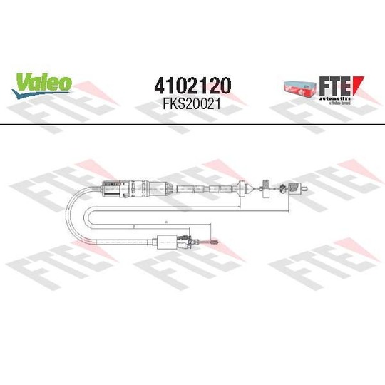 4102120 - Clutch Cable 