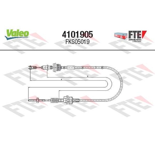 4101905 - Clutch Cable 