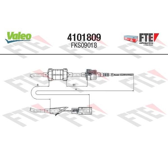 4101809 - Clutch Cable 