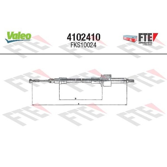 4102410 - Clutch Cable 