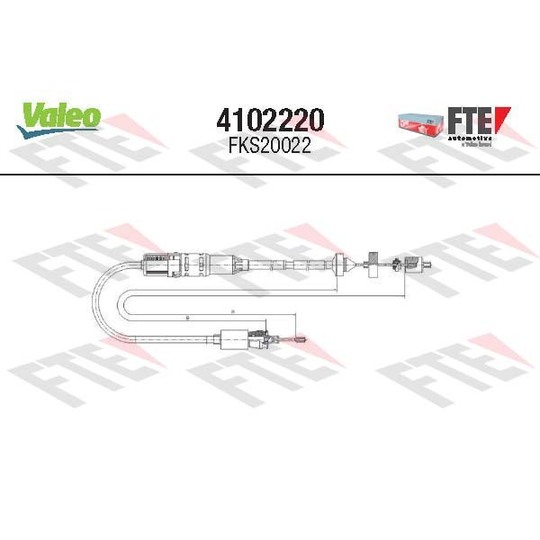 4102220 - Clutch Cable 