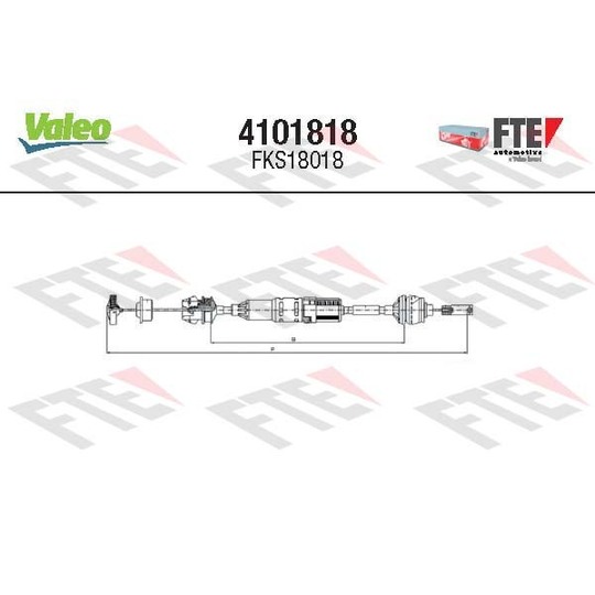 4101818 - Clutch Cable 