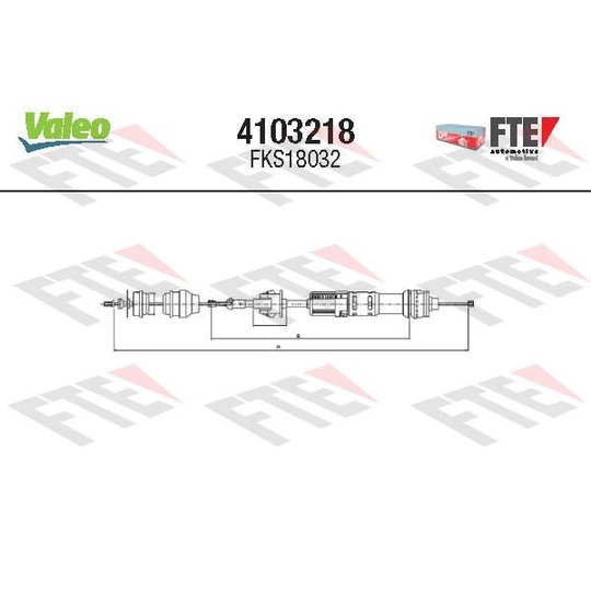 4103218 - Clutch Cable 