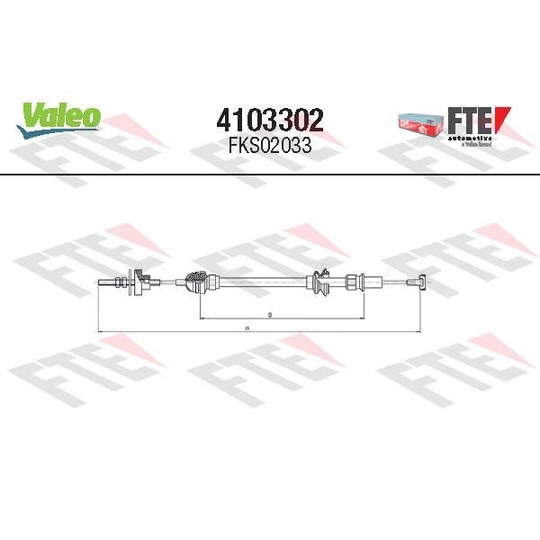 4103302 - Clutch Cable 
