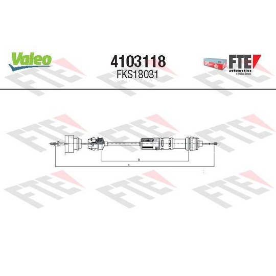 4103118 - Clutch Cable 