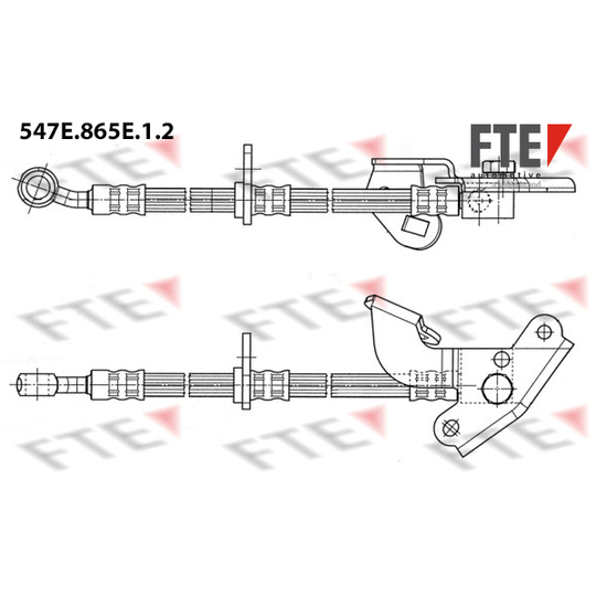 547E.865E.1.2 - Brake Hose 