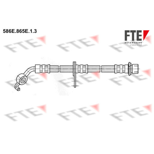 586E.865E.1.3 - Brake Hose 