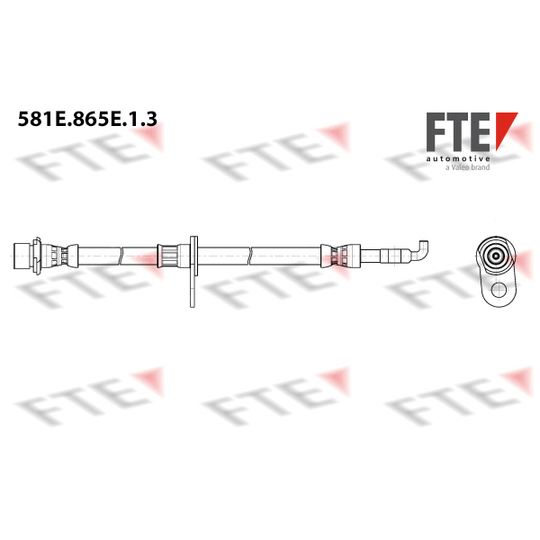 581E.865E.1.3 - Brake Hose 