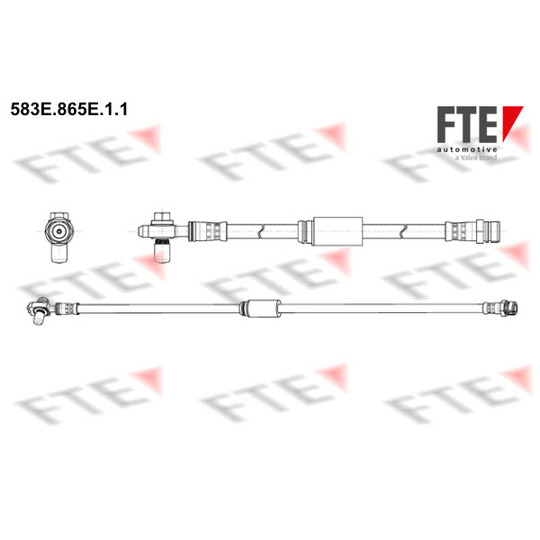 583E.865E.1.1 - Brake Hose 