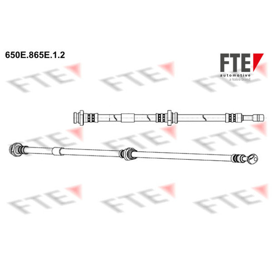 650E.865E.1.2 - Brake Hose 