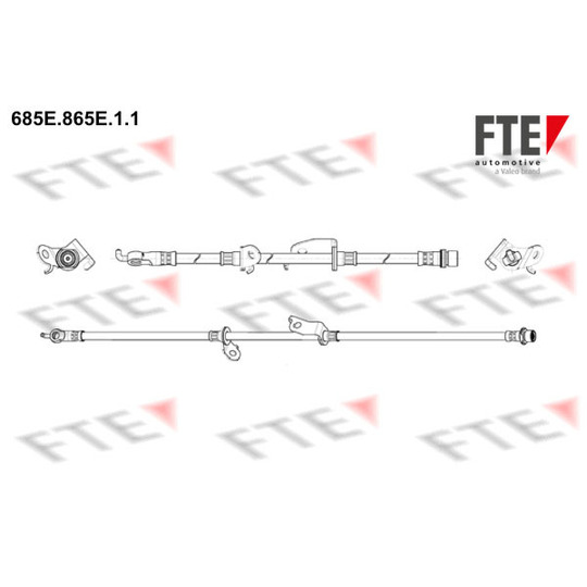 685E.865E.1.1 - Brake Hose 