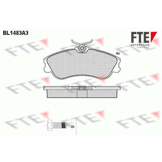 9010213 - Brake Pad Set, disc brake 