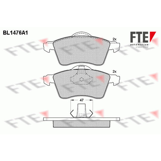 9010205 - Brake Pad Set, disc brake 