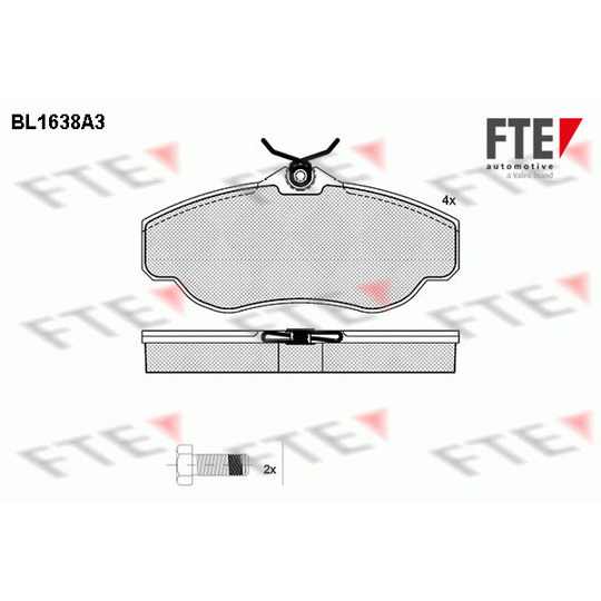 9010259 - Brake Pad Set, disc brake 