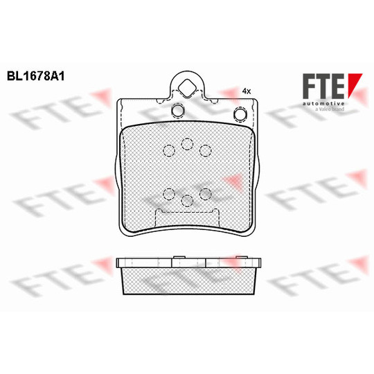 9010287 - Brake Pad Set, disc brake 