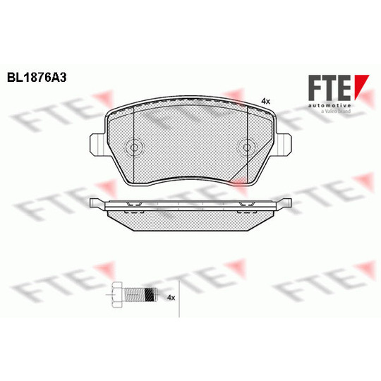 9010460 - Brake Pad Set, disc brake 