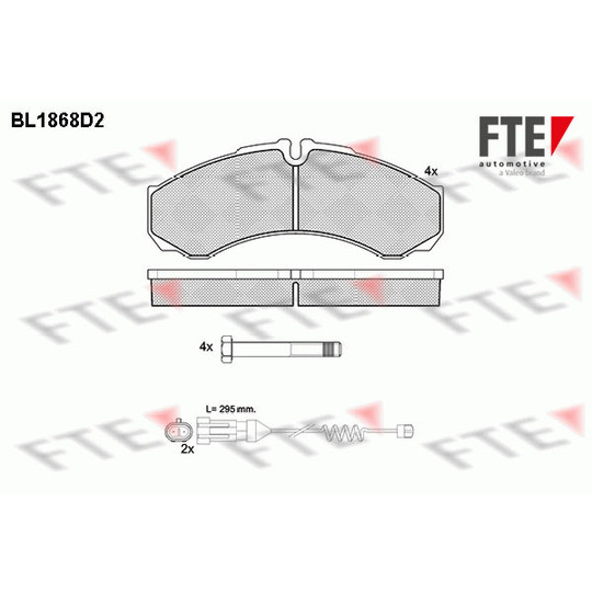 9010446 - Brake Pad Set, disc brake 