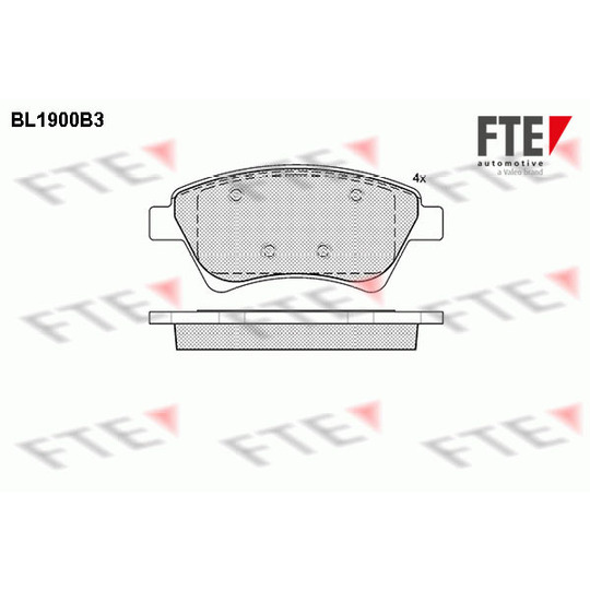 9010489 - Brake Pad Set, disc brake 