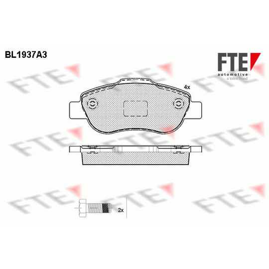 9010526 - Brake Pad Set, disc brake 