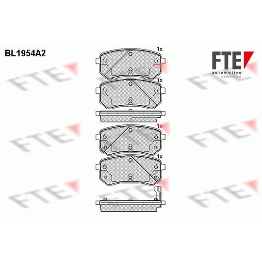 9010541 - Brake Pad Set, disc brake 