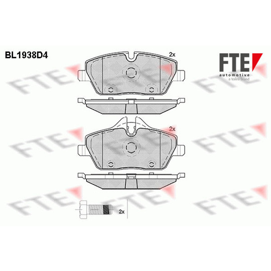 9010531 - Brake Pad Set, disc brake 