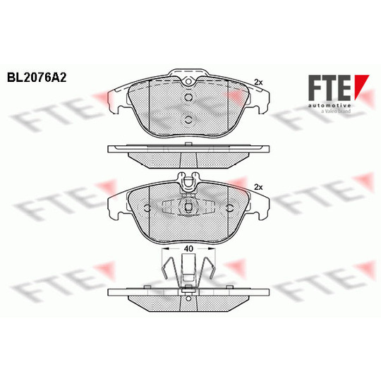 9010660 - Brake Pad Set, disc brake 