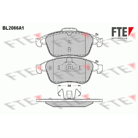 9010649 - Brake Pad Set, disc brake 