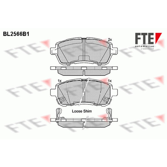 9010818 - Brake Pad Set, disc brake 