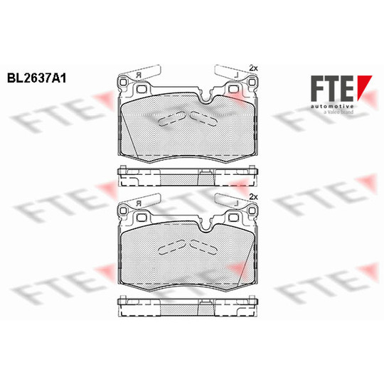 9010882 - Brake Pad Set, disc brake 