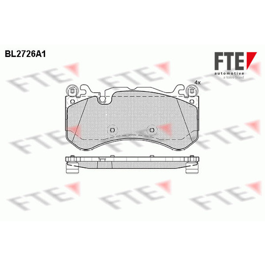 9010949 - Brake Pad Set, disc brake 