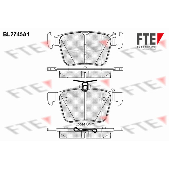 9010957 - Brake Pad Set, disc brake 