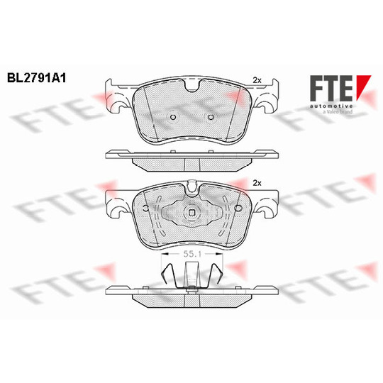 9010984 - Brake Pad Set, disc brake 