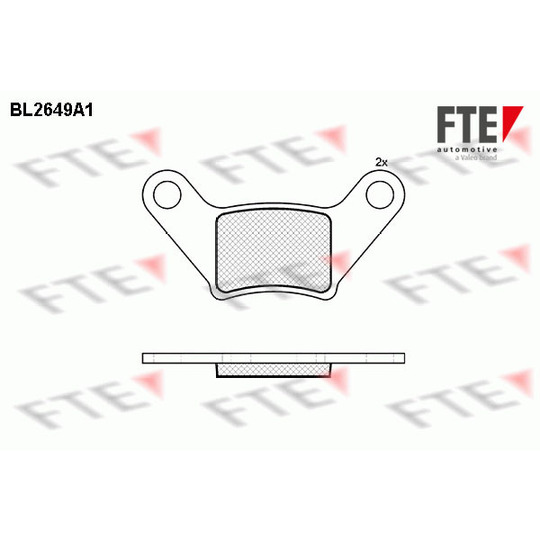 9011084 - Brake Pad Set, disc brake 