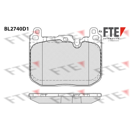 9011093 - Brake Pad Set, disc brake 