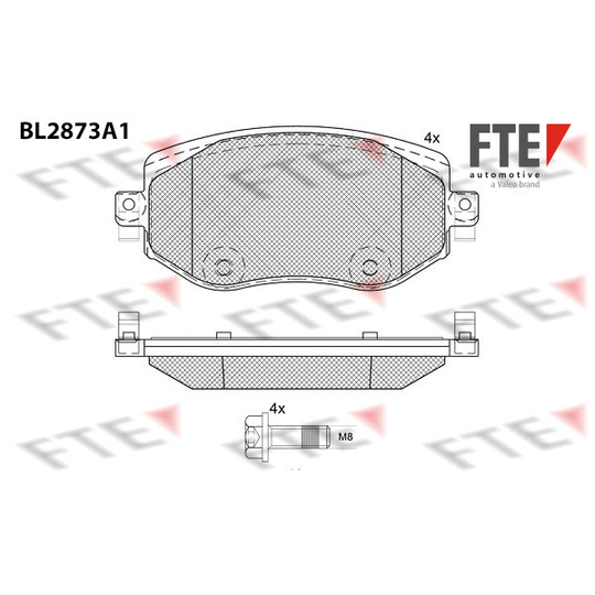 9011113 - Brake Pad Set, disc brake 