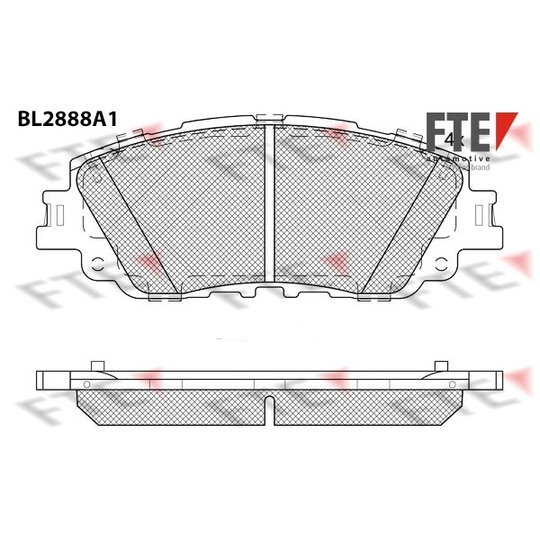 9011128 - Brake Pad Set, disc brake 