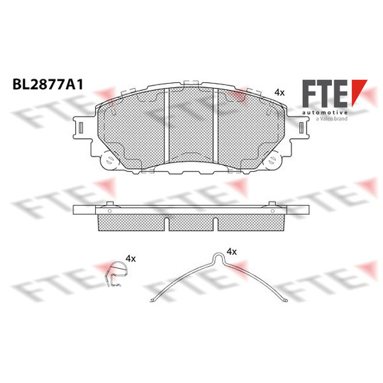 9011117 - Brake Pad Set, disc brake 