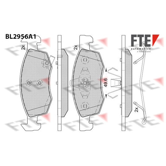 9011199 - Brake Pad Set, disc brake 