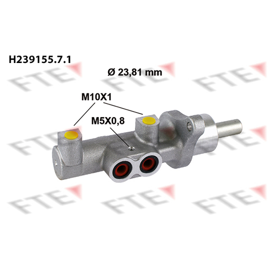 H239155.7.1 - Brake Master Cylinder 