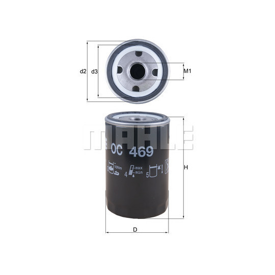 OC 469 - Öljynsuodatin 