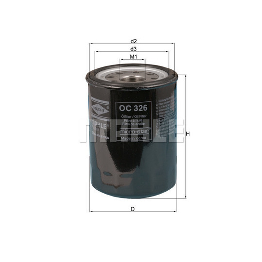 OC 326 - Oil Filter 