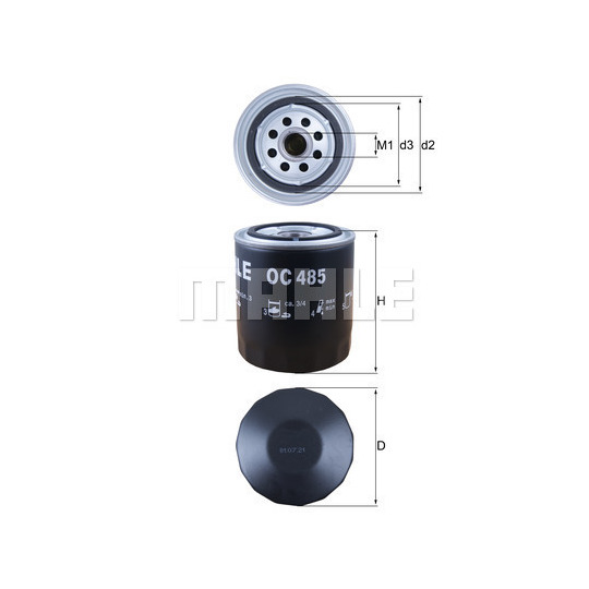 OC 485 - Oil Filter 