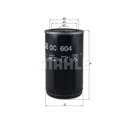 OC 604 - Oil Filter 
