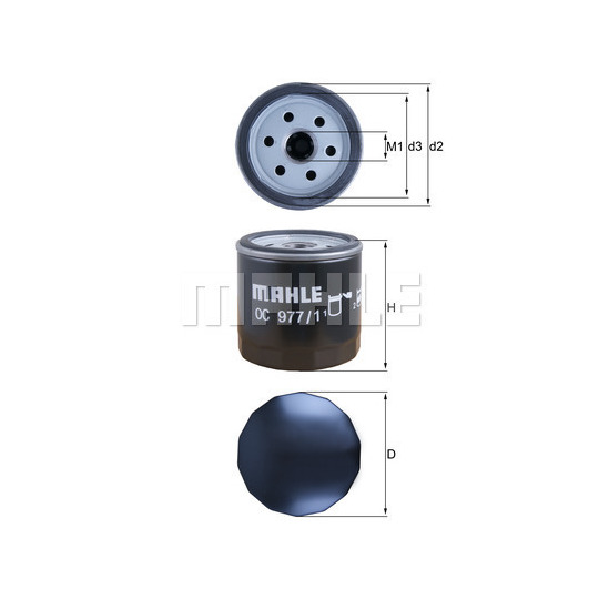 OC 977/1 - Öljynsuodatin 